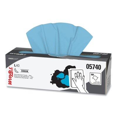BLUE WYPALL PLUS WIPERALL PURPOSE MED DUTY